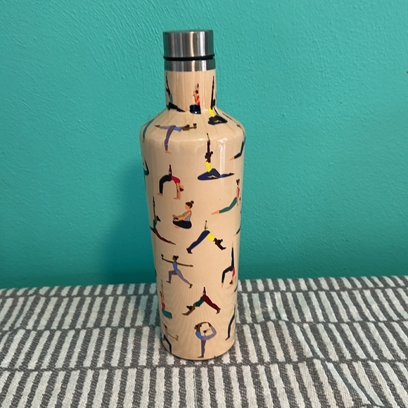 NWT 24 oz Crofton Yoga Women Insulated Water Bottle Wine Flask Stainless Steel - Picture 3 of 5